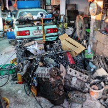 Car repair shop in Bangkok